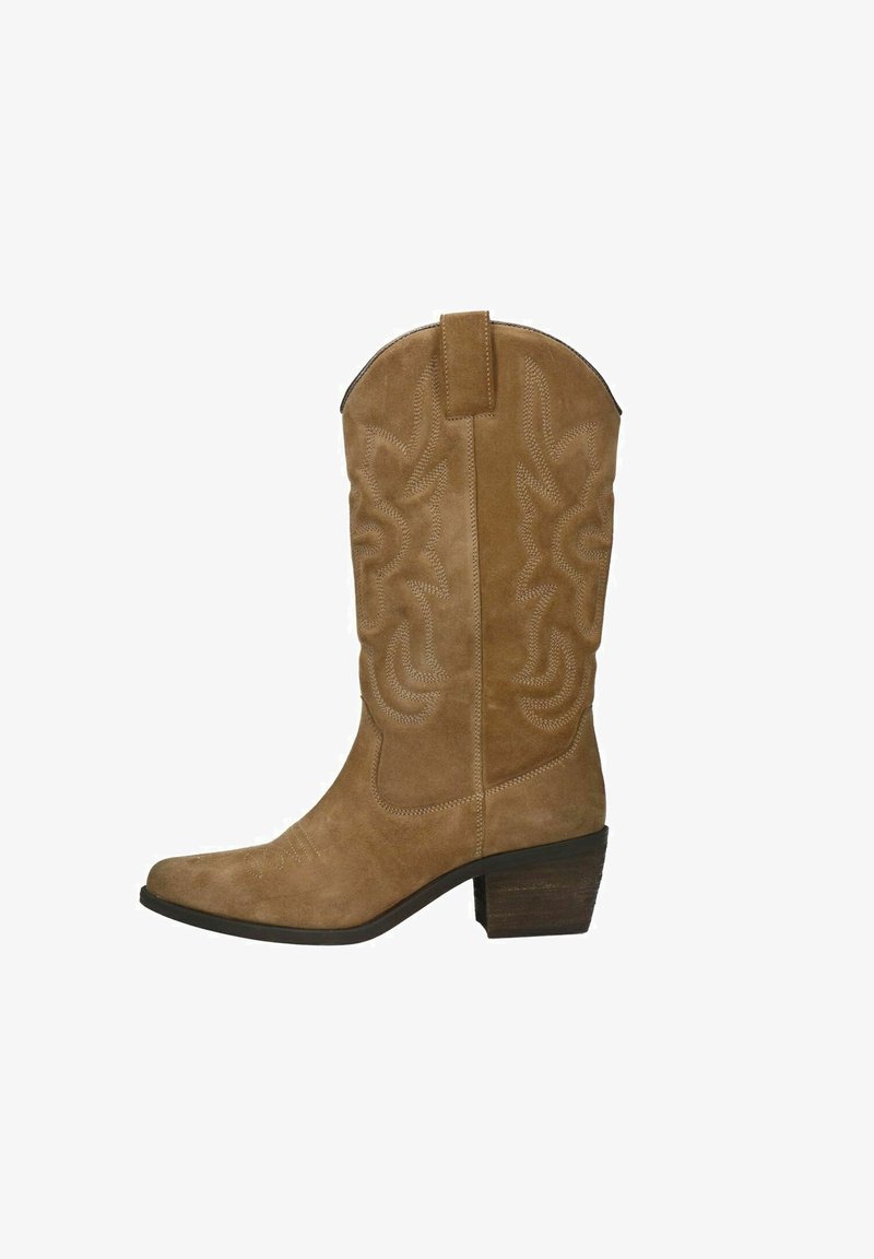 Manfield Cowboy-/Bikerlaarzen - beige