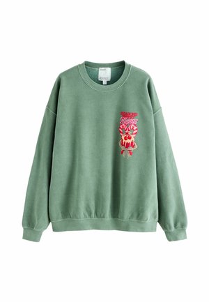 REGULAR FIT  - Mikina - khaki green