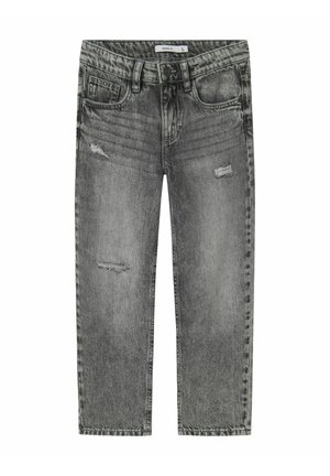 NKMSILAS - Traperice opuštenog kroja - medium grey denim