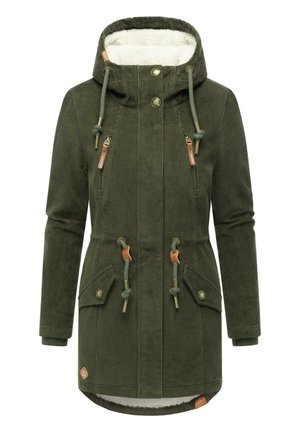 Wintermantel - dark olive