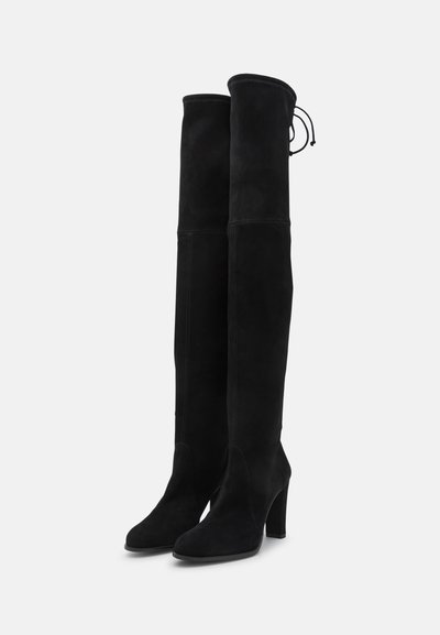 Stuart Weitzman HIGHLAND - Čižmy nad kolená - black