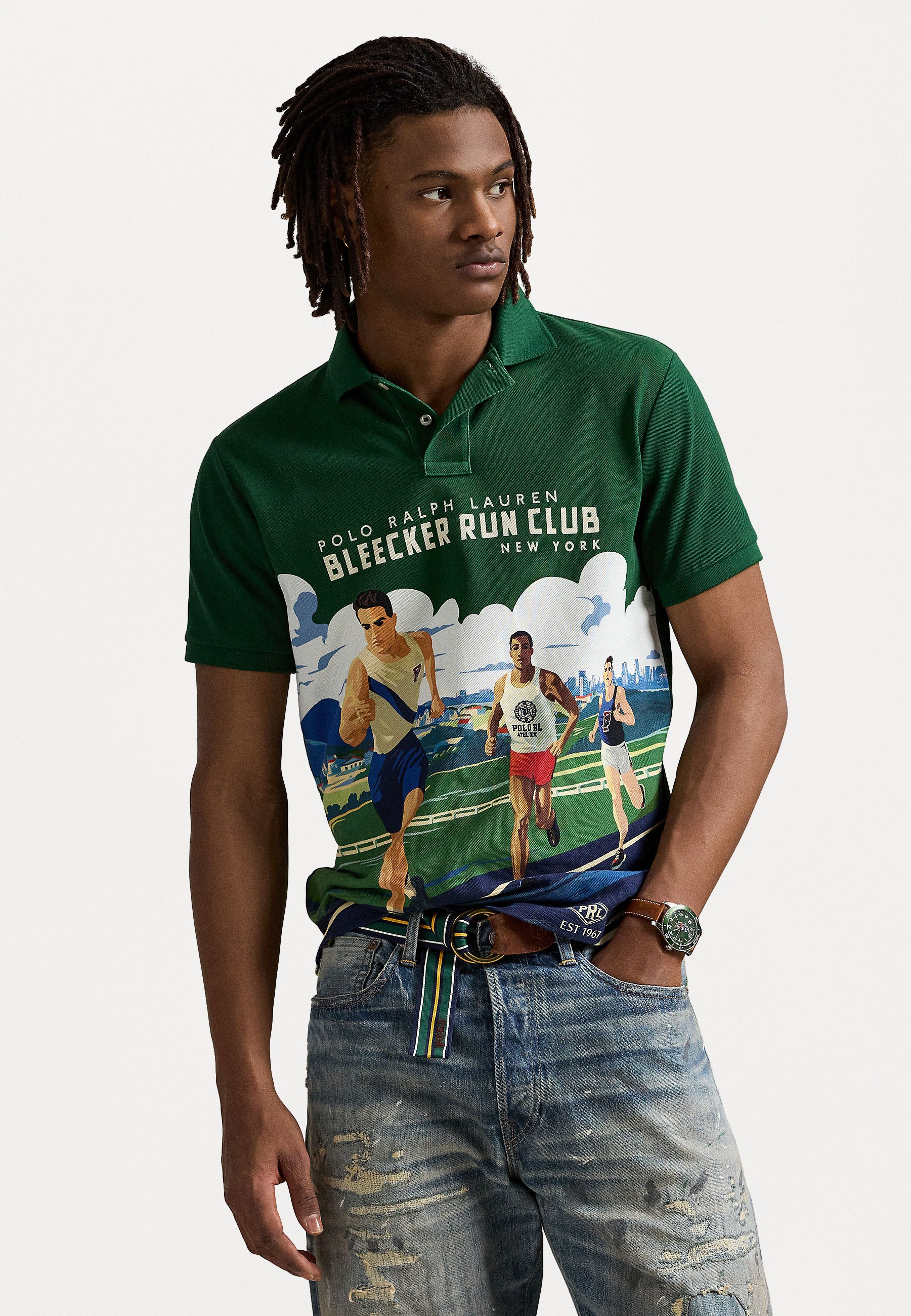 Polo Ralph Lauren SHORT SLEEVE - Polo shirt - new forest/dark