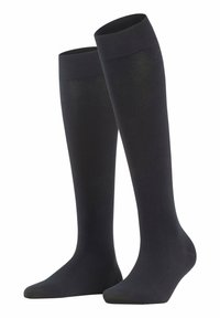 FALKE FINE SOFTNESS - Kniekousen - black