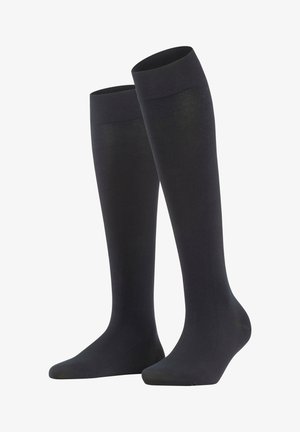 FALKE FINE SOFTNESS - Kniekousen - black