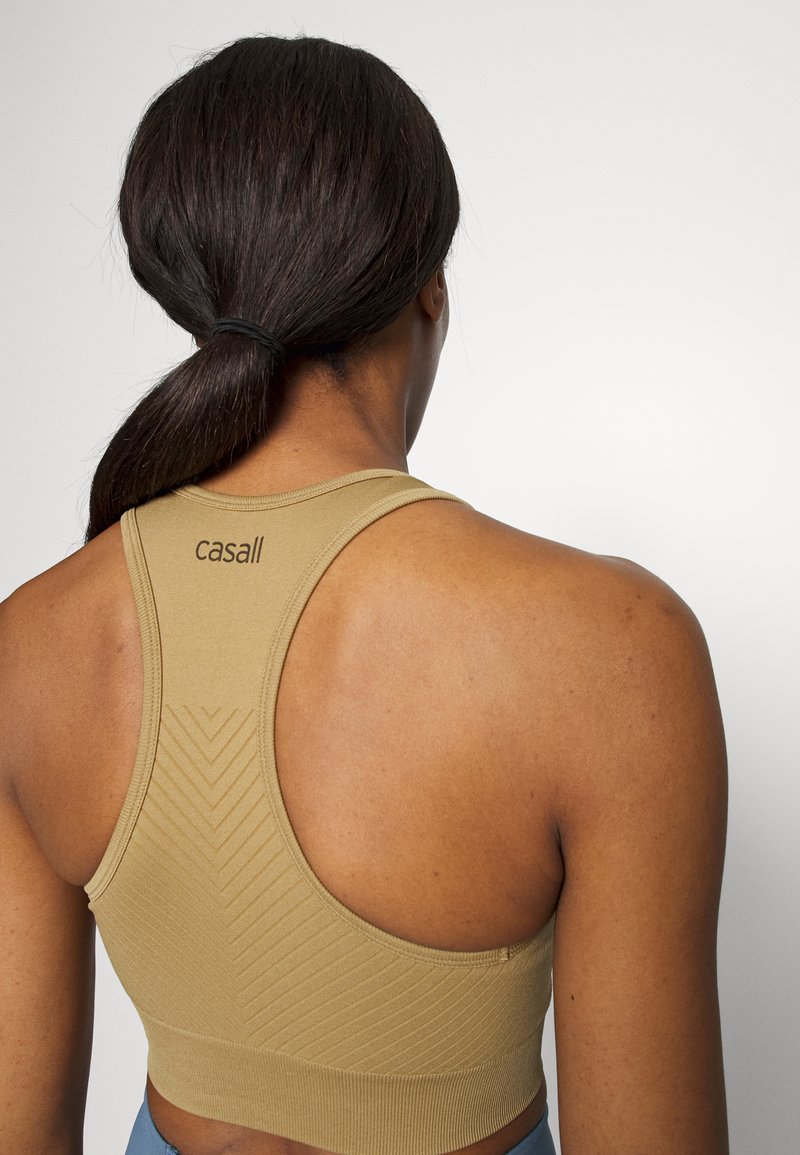 Damen Sportbekleidung | Casall BLOCK SEAMLESS SPORT Sport-BH mit leichter Stützkraft fuse green/grün - LJ37467 Damen Sportbekleidung | Casall BLOCK SEAMLESS SPORT Sport-BH mit leichter Stützkraft fuse green/grün - LJ37467
