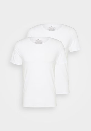 PERFORMANCE SOLID FITTED CREW NECK 2 PACK - Undertrøye - white