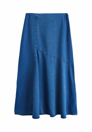 LIGHTWEIGHT SEAMED - Maxinederdele - mid blue denim
