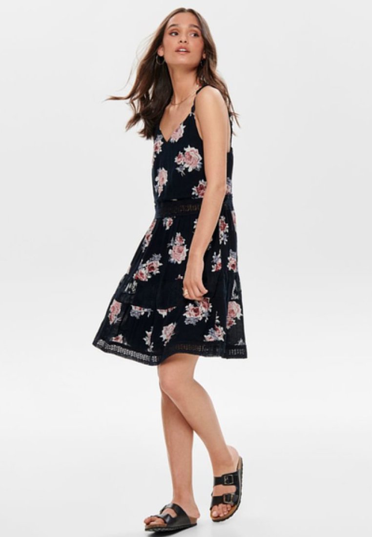 ONLY ONLKARMEN ANNE LIFE DRESS - Vestido de dia - night sky