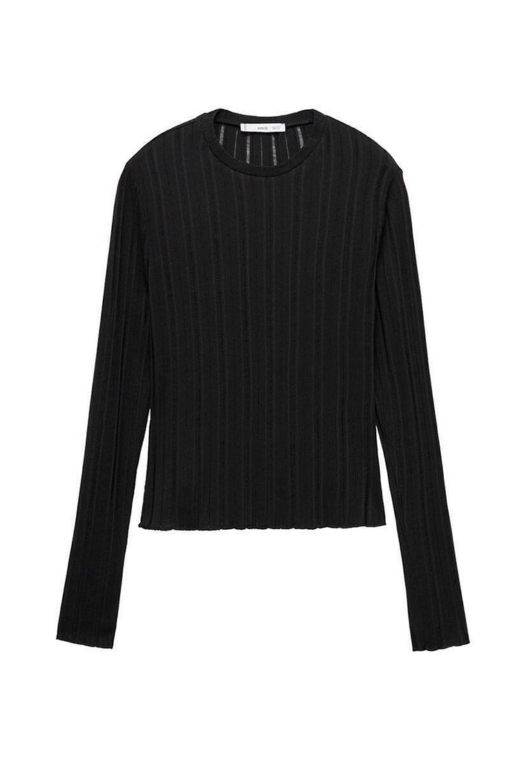 Mango Longsleeve zwart Mango Longsleeve zwart