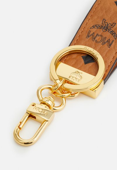 MCM KEY RING IN VISETOS ORIGINAL - Avaimenperä - cognac