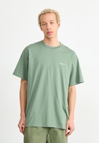 Carhartt WIP SCRIPT EMBROIDERY - Tricou basic - park/white