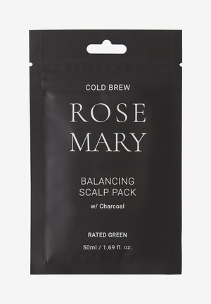 COLD BREW ROSEMARY BALANCING SCALP PACK W/ CHARCOAL 2 PACK - Zestaw do włosów