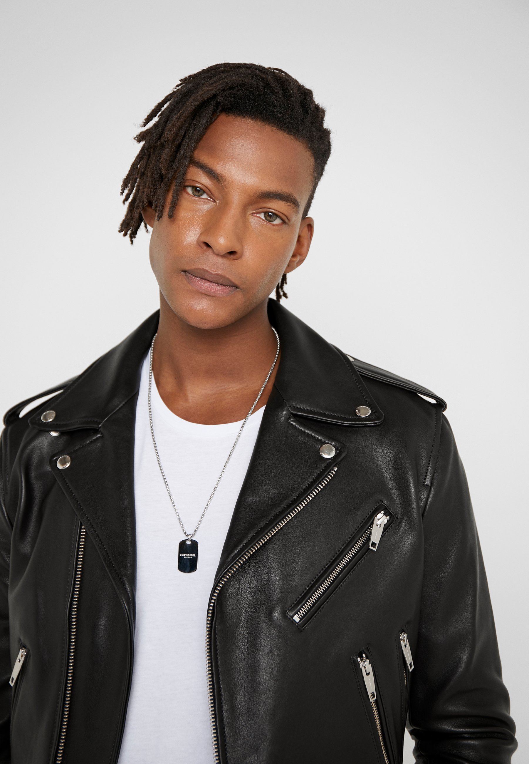 estello leather biker jacket