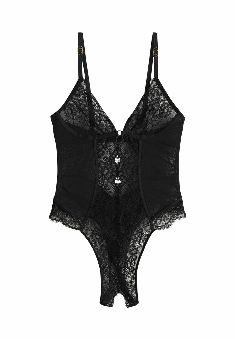 Next GLAMOUR - Body met open kruis - black/zwart - Zalando.nl