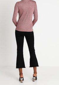 VILA Stickad tröja - light pink