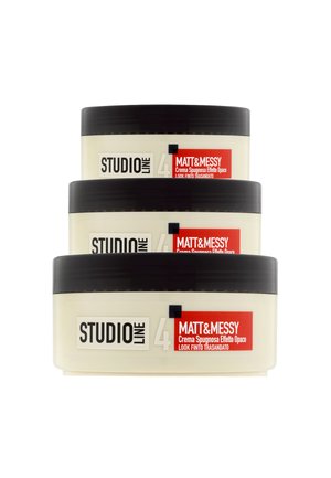 CERA PER CAPELLI STUDIO LINE MATTE&MESSY, CREMA SPUGNOSA, 150ML - 3 PACK - Trattamenti capelli