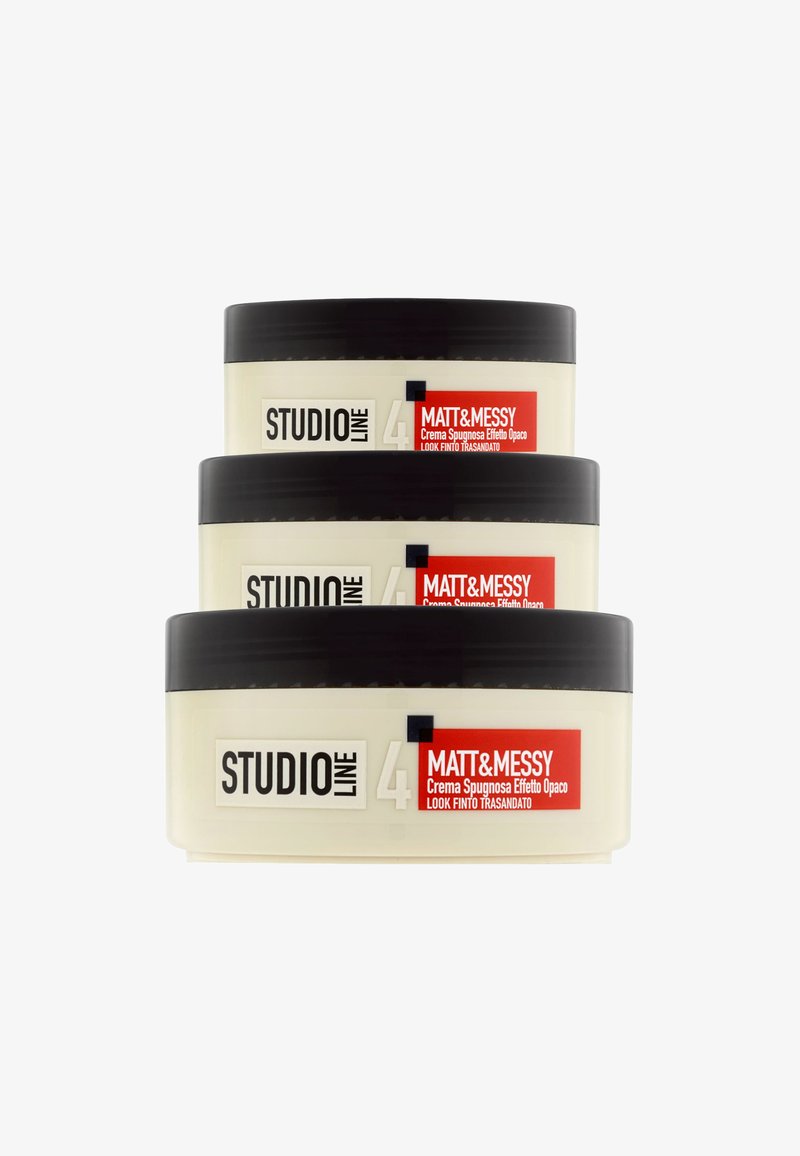 L'Oréal Paris - CERA PER CAPELLI STUDIO LINE MATTE&MESSY, CREMA SPUGNOSA, 150ML - 3 PACK - Trattamenti capelli, Ingrandire