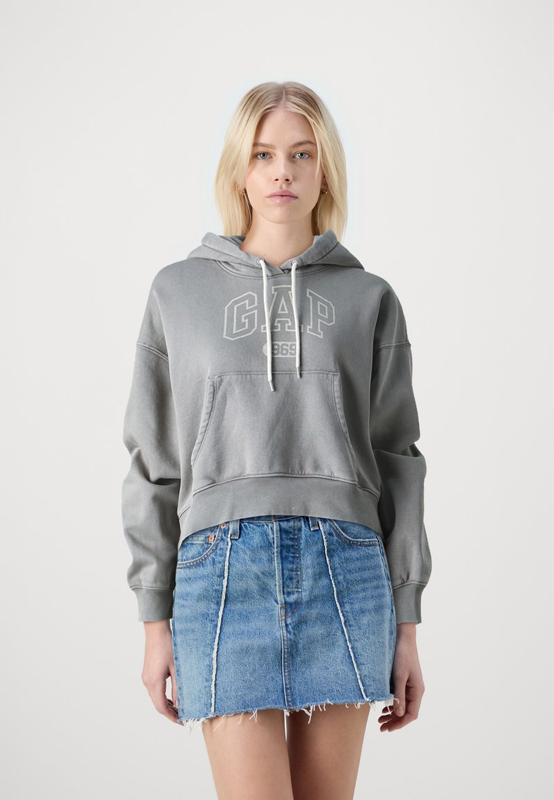 GAP CROPPED - Felpa - greenish grey