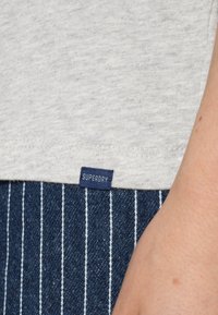 Superdry & Co VINTAGE LOGO TEE - Camiseta básica - glacier grey marl