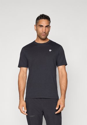 VIKING PATCH  - T-shirts - caviar black