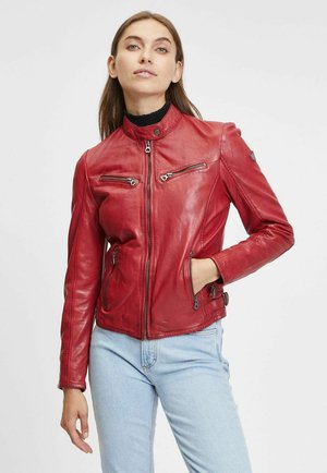 GWDJURA LASOV - Leather jacket - red