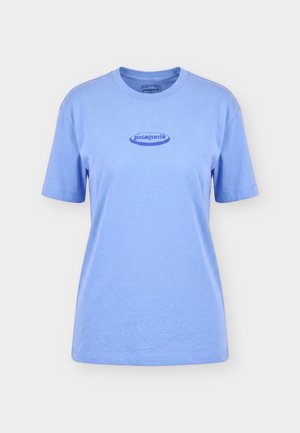 Patagonia, '95 OVAL LOGO OVERSIZED - Μπλουζάκι με στάμπα - diver blue