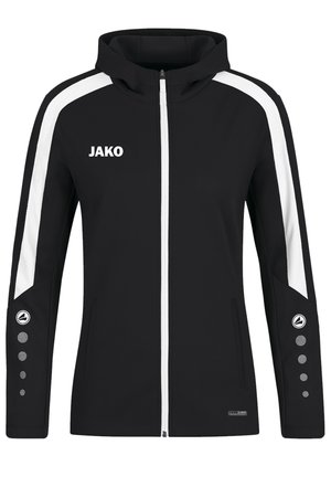 FUSSBALL POWER KAPUZEN - Zip-up sweatshirt - schwarzweiss
