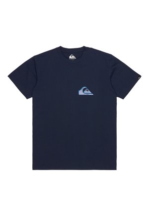 Quiksilver WINDOW PANE SS - T-Shirt print - dark blue