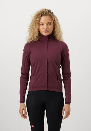 ALPHA JACKET - Cyklistické tričko - deep bordeaux/brilliant pink