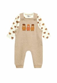 JoJo Maman Bébé REGULAR FIT - 2-PIECE SET  - Latzhose - natural