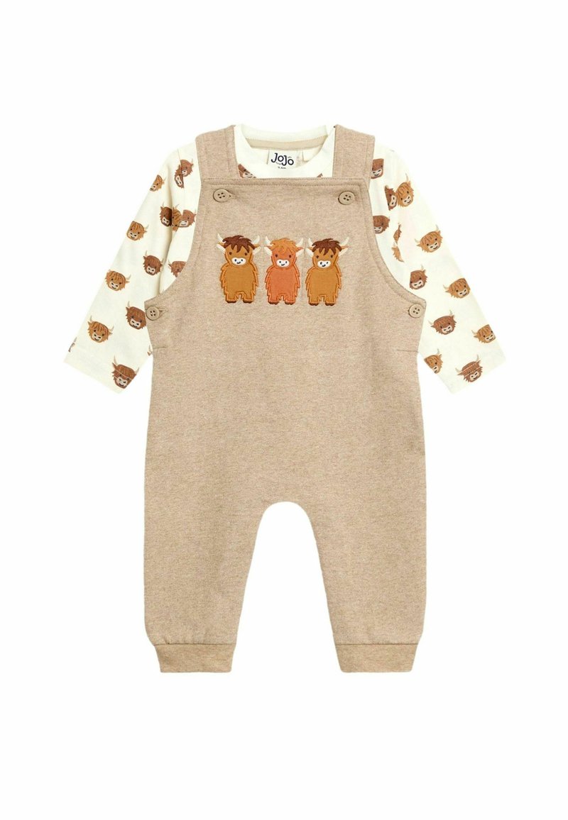 JoJo Maman Bébé REGULAR FIT - 2-PIECE SET  - Latzhose - natural