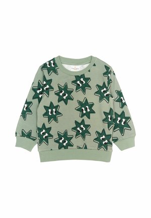 RAVI - Mikina - pad aop green