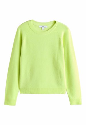 TALL FIT - SUPER SOFT CREW NECK LONG SLEEVE - Strickpullover - fluro yellow