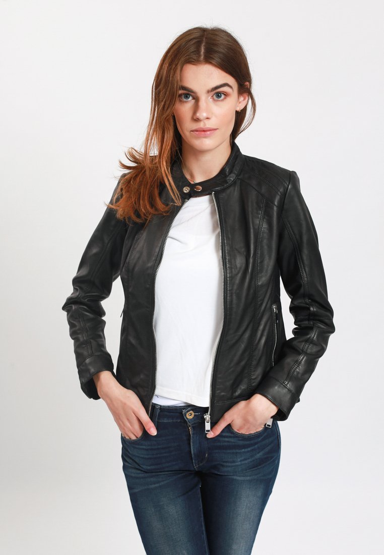 Lee Cooper Leren jas zwart Lee Cooper Leren jas zwart