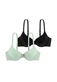 Unselected, green black