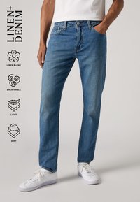 Levi's® - 512® SLIM TAPER - Liibuvad teksad - its a no brainer ltwt linen+ denim Väikepilt 1
