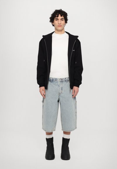 Noon Goons RUNAWAY - Kratke hlače od trapera - washed blue