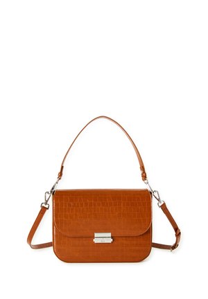 LARGE BE WITH COCONUT PRINT - Borsa a mano - brown