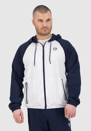 RISPECCHIO TRACKJACKET - Sweat zippé - white navy