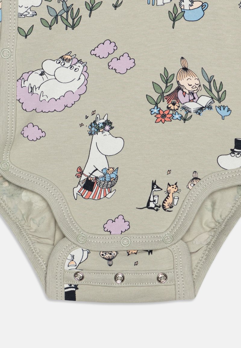 Lindex WRAP MOOMIN UNISEX Body light dusty aqua/khaki