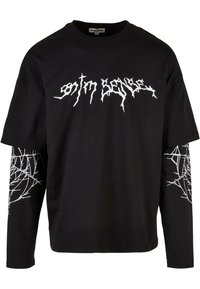 9N1M SENSE GOTH - Bluză cu mânecă lungă - black