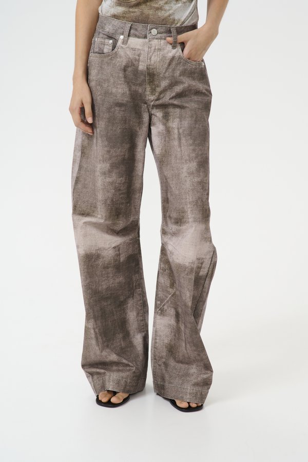 EMELEN PANTS - Relaxed fit jeans - silver sage