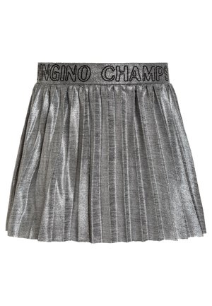 QUINTY - Gonna a pieghe - silver shiny