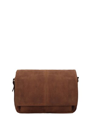 Gusti Leder TASCHEN | UMHÄNGETASCHEN FLORIN UNISEX - Taška cez plece - braun