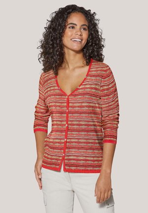 MADELEINE, MIT STREIFENMUSTER - Strickjacke - red   multicolor