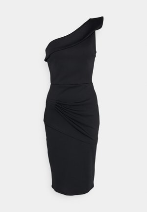 WAL G., BENNY ASYMMETRIC MIDI - Jerseykjole - black