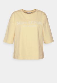Marc O'Polo ROUND NECK - T-shirt estampada - milky vanilla