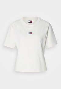 BADGE TEE - Jednoduché tričko - ancient white