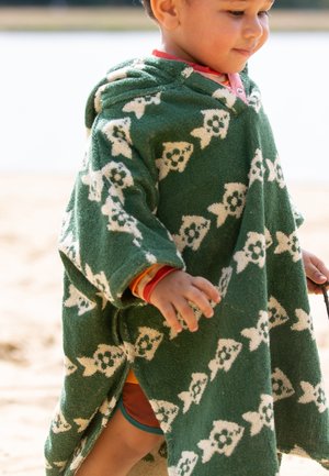 Little Green Radicals, BABY TOWEL PONCHO UNISEX - Dressing gown - green
