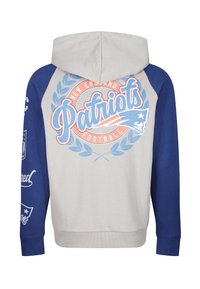 Re:covered Felpa con cappuccio cromato New England Patriots Washed – XL